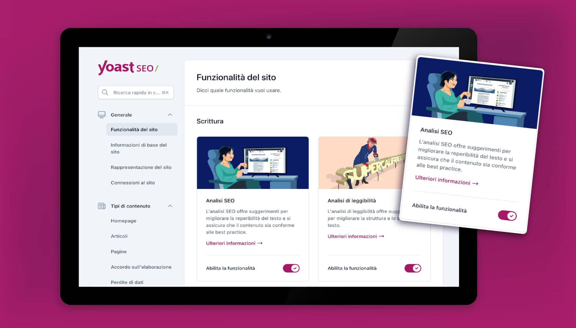 Funzionalità del sito - Yoast SEO